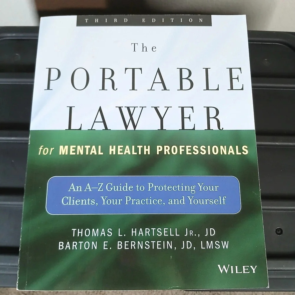 Portable‎ Lawyer for Mental Health Professionals : An A-Z Guide Third Edition ZA